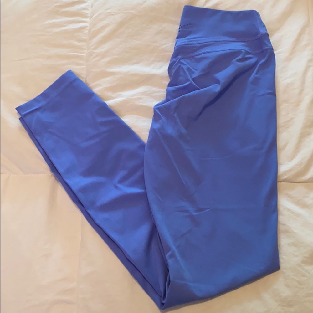 gs x ws beautiful intense blue leggings and bra